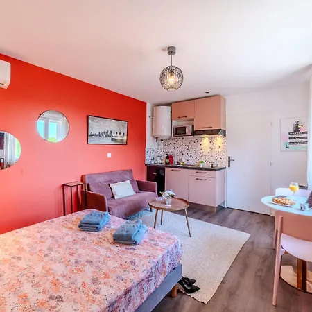 Rose Centre-ville - Parking & Clim Appartement Roanne